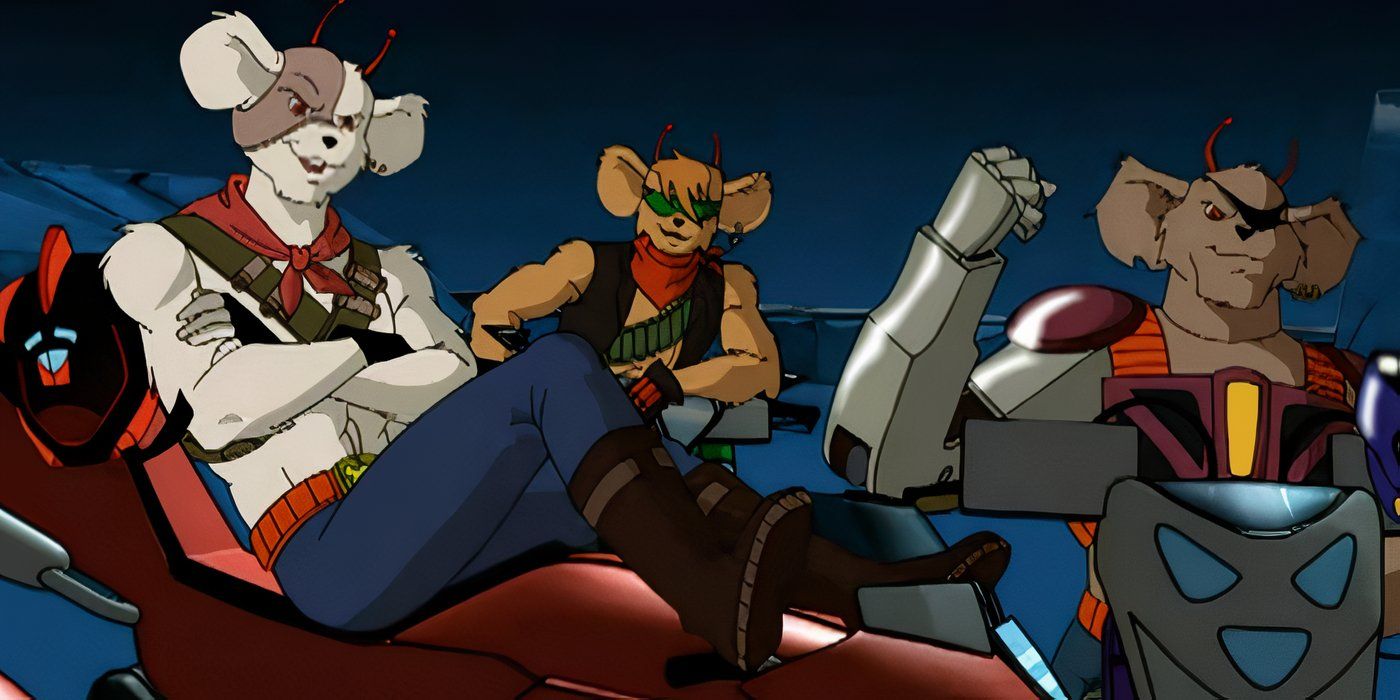 Biker Mice from Mars alle prese con le moto.