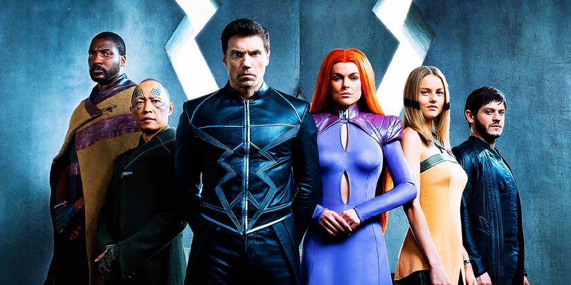 black bolt with other inhumans in marvel television s series