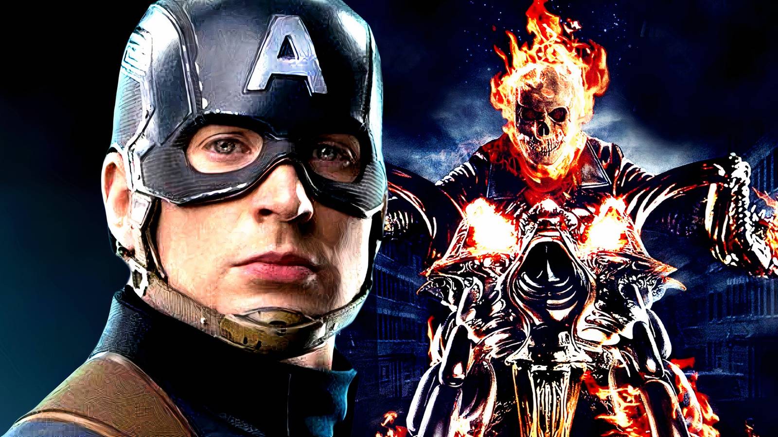 MCU Captain America As Ghost Rider In New Marvel Art Is Truly Terrifying