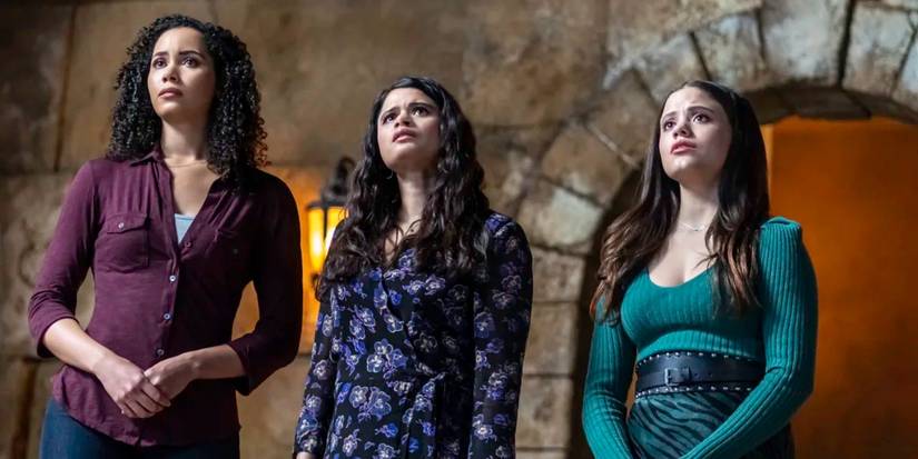 Melonie Diaz, Madeleine Mantock, and Sarah Jeffery in Charmed (2018)
