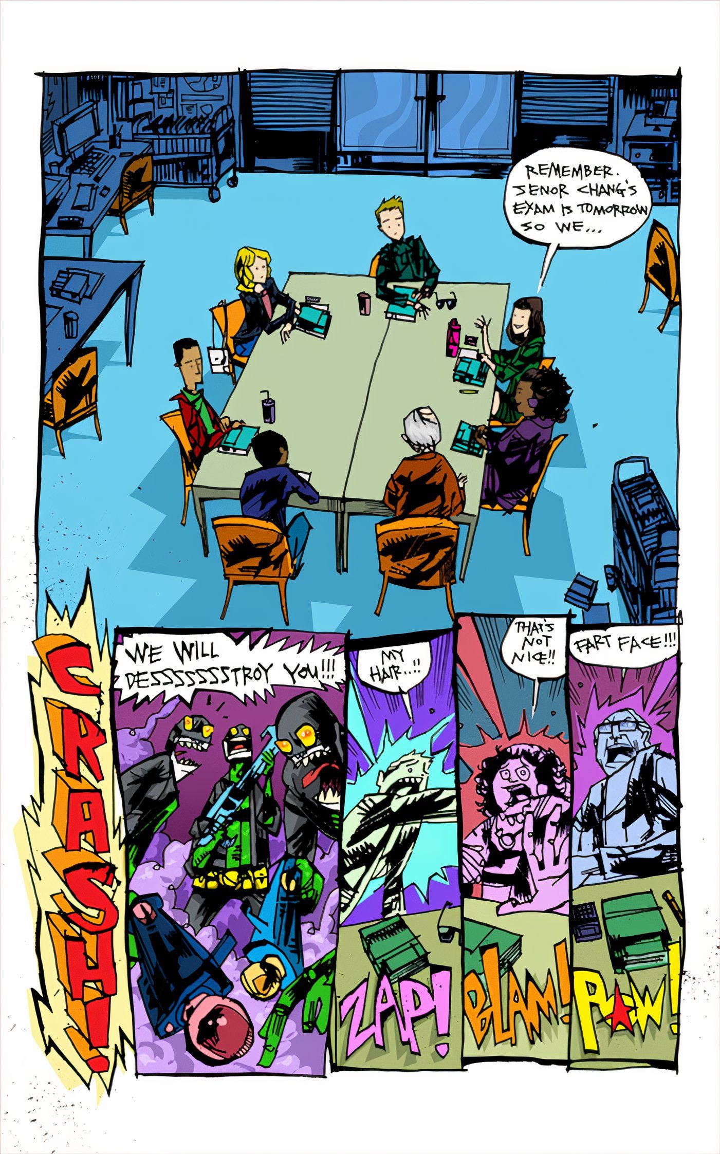 Community's Forgotten Kickpuncher Comic Is a Bizarre Look Inside Troy's ...