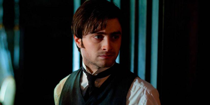 Daniel Radcliffe scared in The Woman in Black