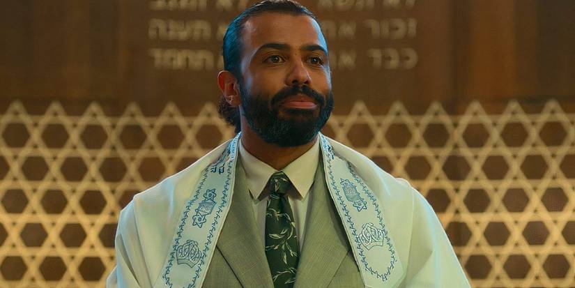 Daveed Diggs giving a lecture in Extrapolations