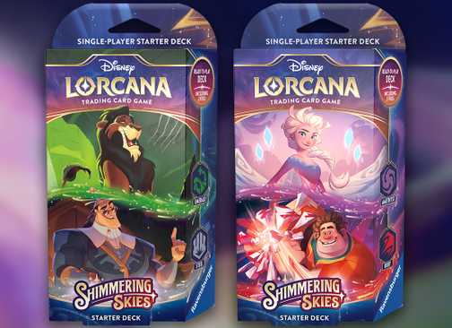 Disney Lorcana: Shimmering Skies Starter Decks Review Disney Lorcana: Shimmering Skies Starter Decks Review