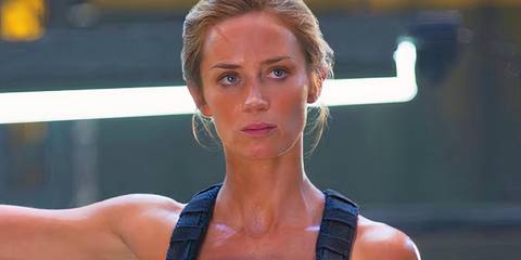 Emily Blunt working out in Edge of Tomorrow
