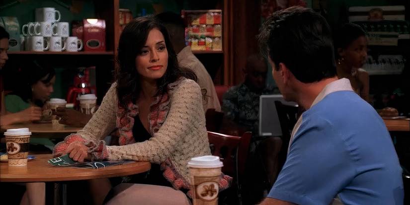 Emmanuelle Vaugier as Mia in Two and a Half Men