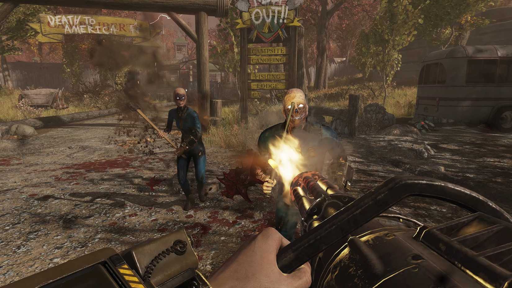 Fallout 76 Skyline Valley New Ghouls Gameplay