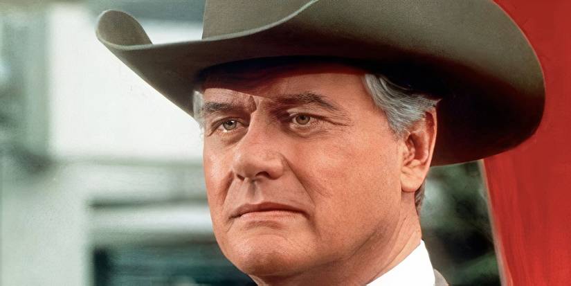 JR Ewing (Larry Hagman) in Dallas.