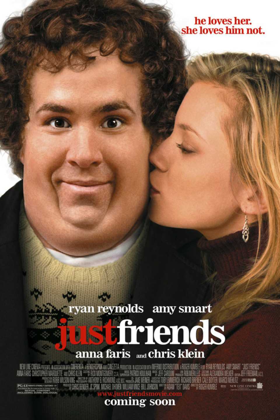 Just Friends (2005) - Poster - Ryan Reynolds & Amy Smart