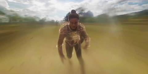 Makkari running in the desert in Eternals