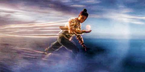 Makkari running to the point of emergence in Eternals