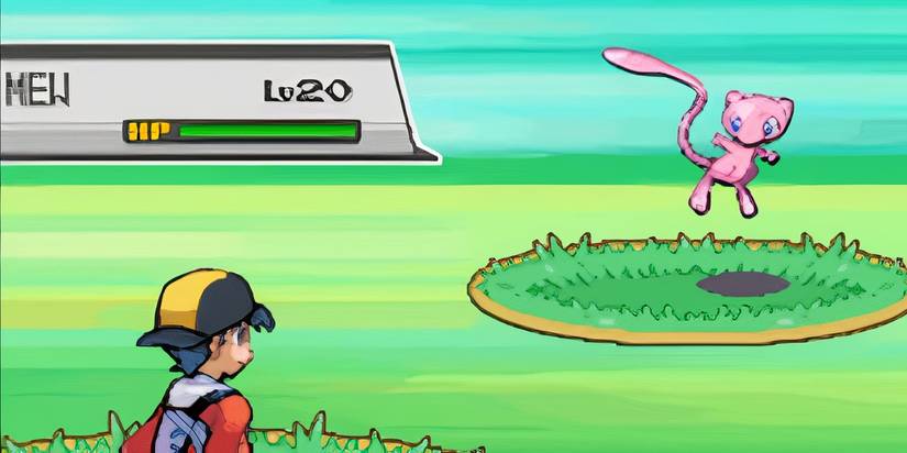 A Wild Mew in battle in Gen 4