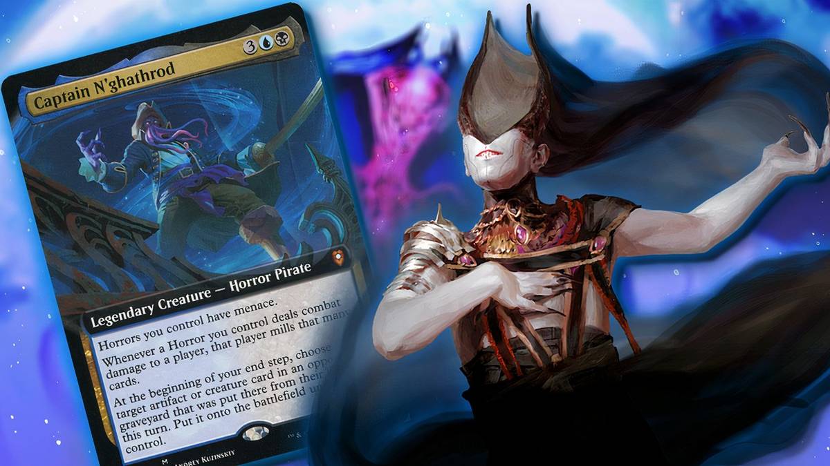 captain n'ghathrod mtg commander deck MTG Commander Deck EDH Deck Captain N'ghathrod 100 Magic Cards Custom Deck  Horror Deck Dimir Mill main image 1