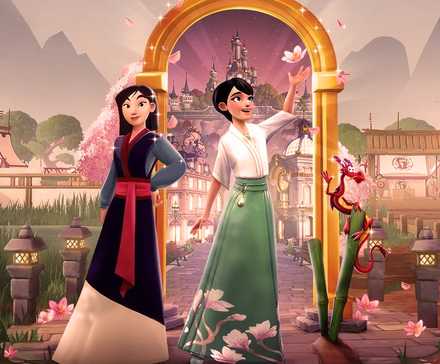 Мулан и Мушу из Disney Dreamlight Valley