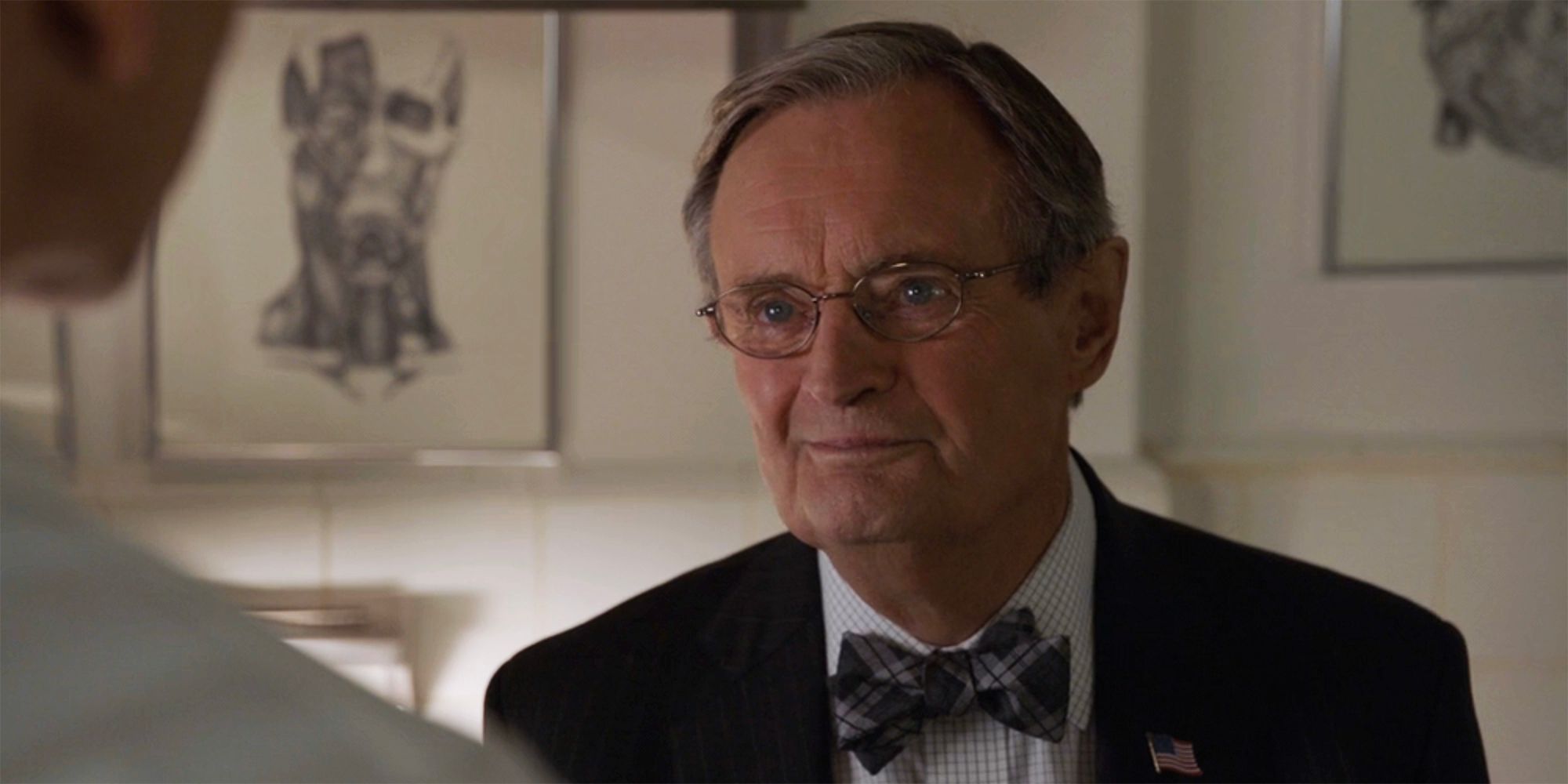 NCIS David McCallum as Dr. Donald Ducky Mallard looking affectionately at Palmer