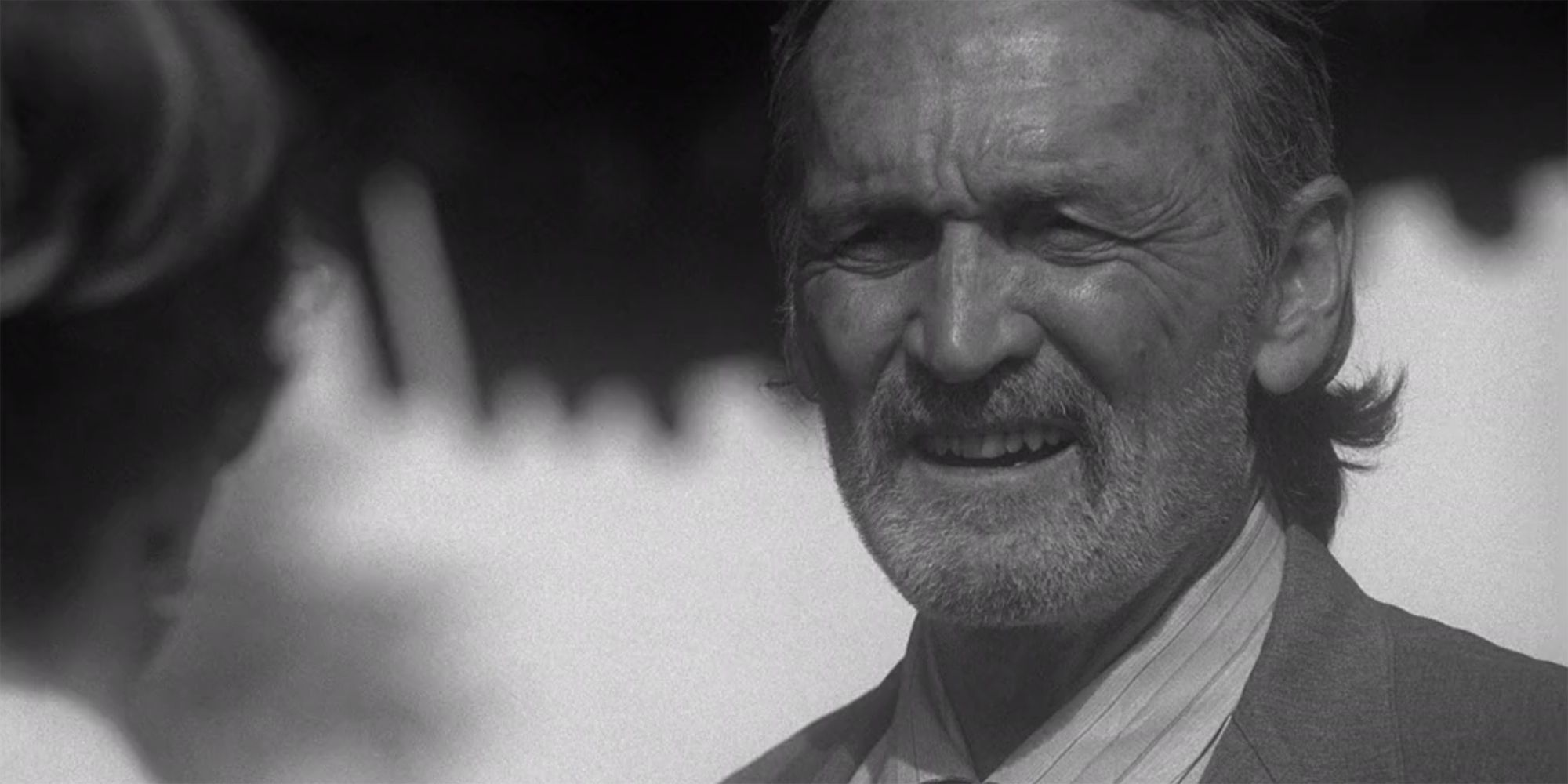 NCIS Muse Watson's Mike Franks in a black and white still