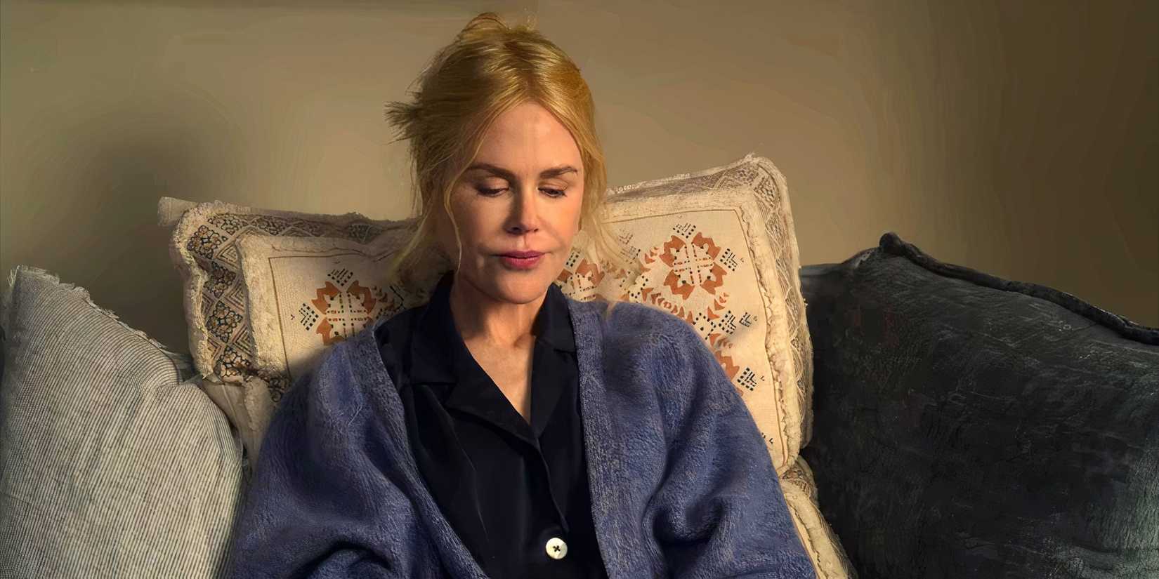 Nicole Kidman as Brooke Closing Her Eyes in A Family Affair