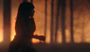 Osha Running In a Force Vision surrounded by fire