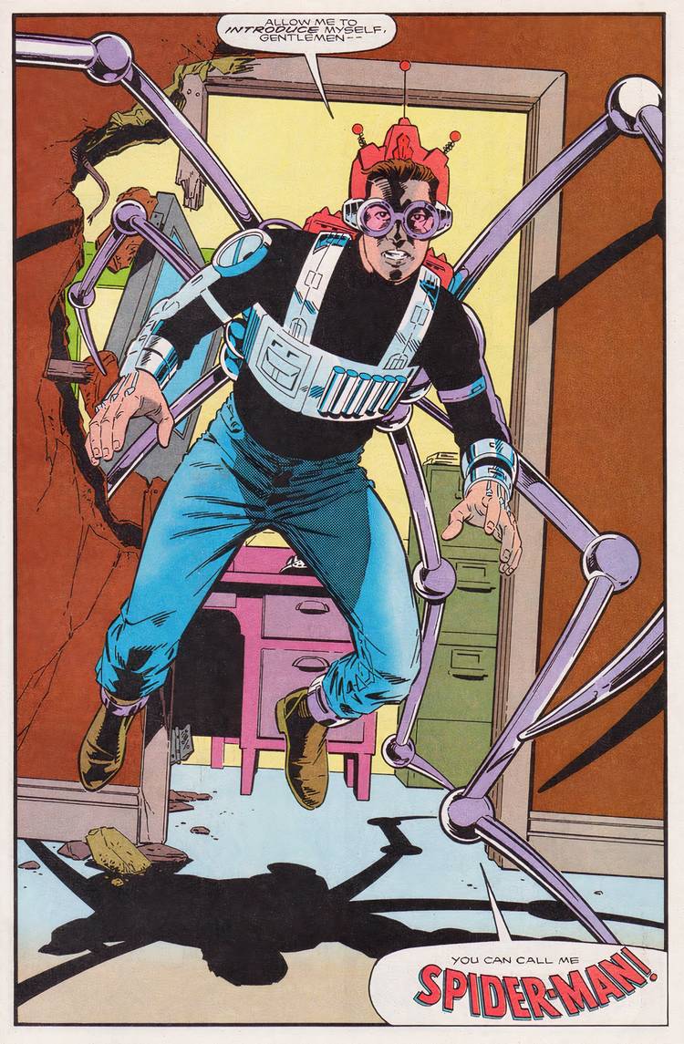 Plain Peter Parker With His Robot SPider-Legs