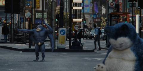 Pokemon in the streets in Detective Pikachu