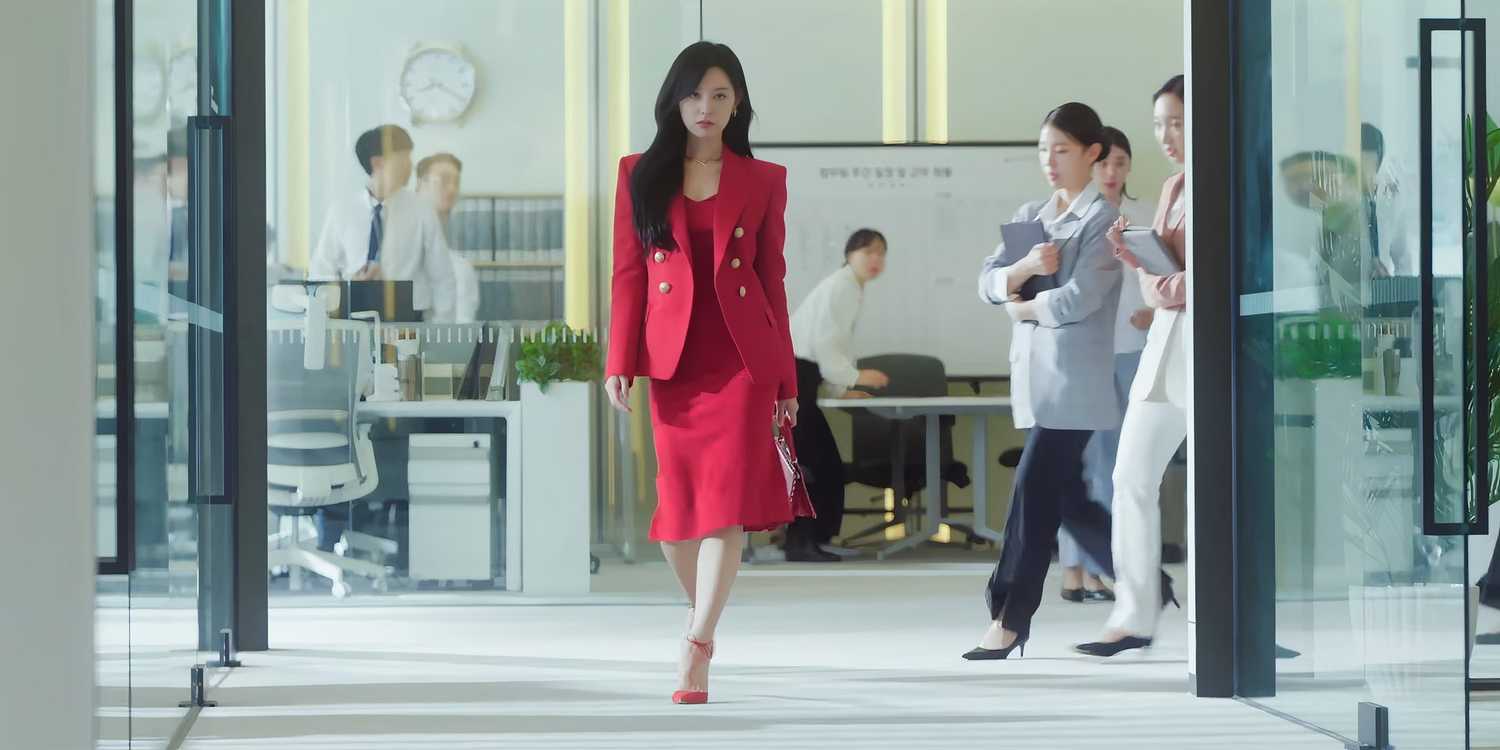 hong hae in red dress Queen Of Tears' Episodes 7-8 Fashion: Kim Ji-Won As Hong Hae-In