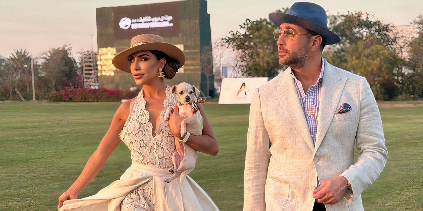Le protagoniste delle Signore di Dubai con il loro cane