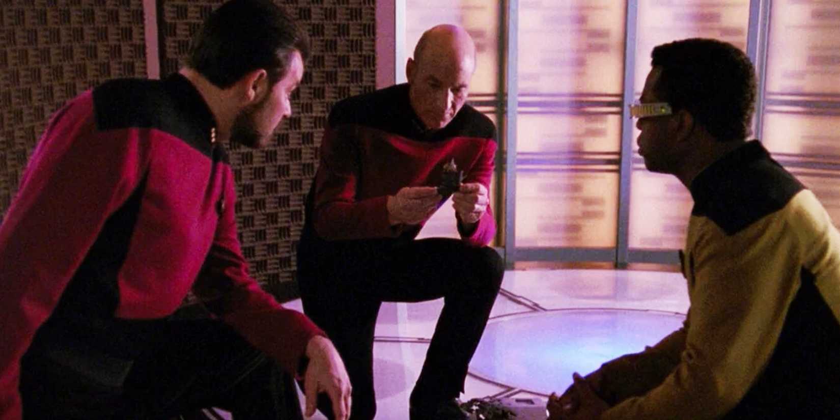 riker picard la forge star trek the next generation hollow pursuits 1