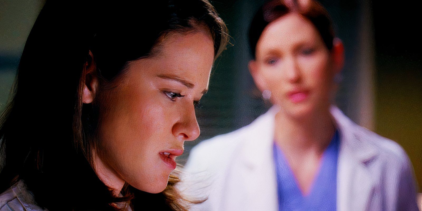 Sarah Drew as April Kepner and Chyler Leigh as Lexi Grey in Grey's Anatomy season 6 episode 5