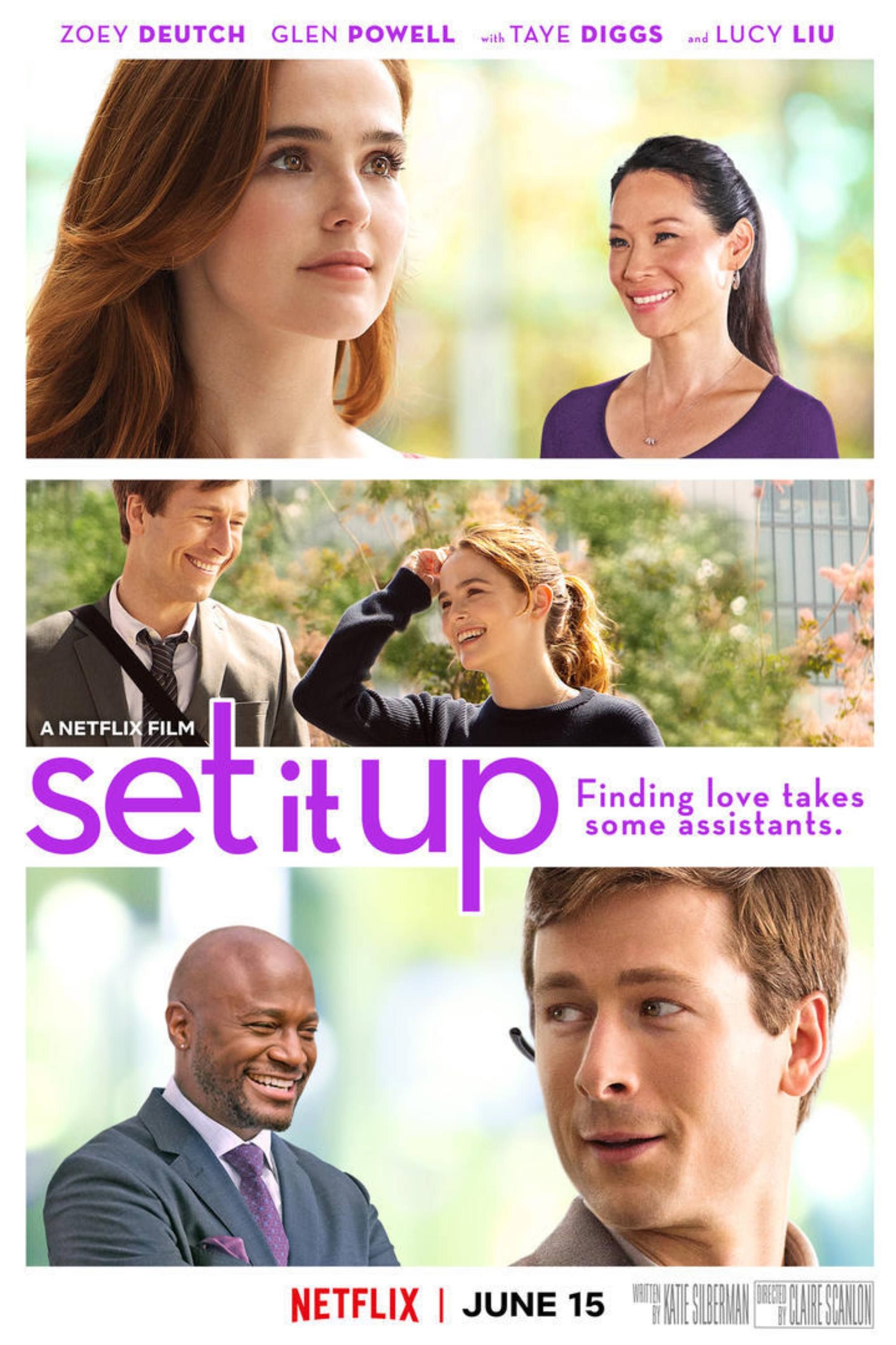 Set It Up - Poster - Zoey Deutch, Glen Powell & Taye Diggs