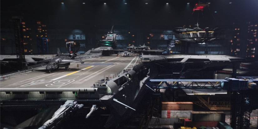 SHIELD Helicarrier in Season 2, Episode 20