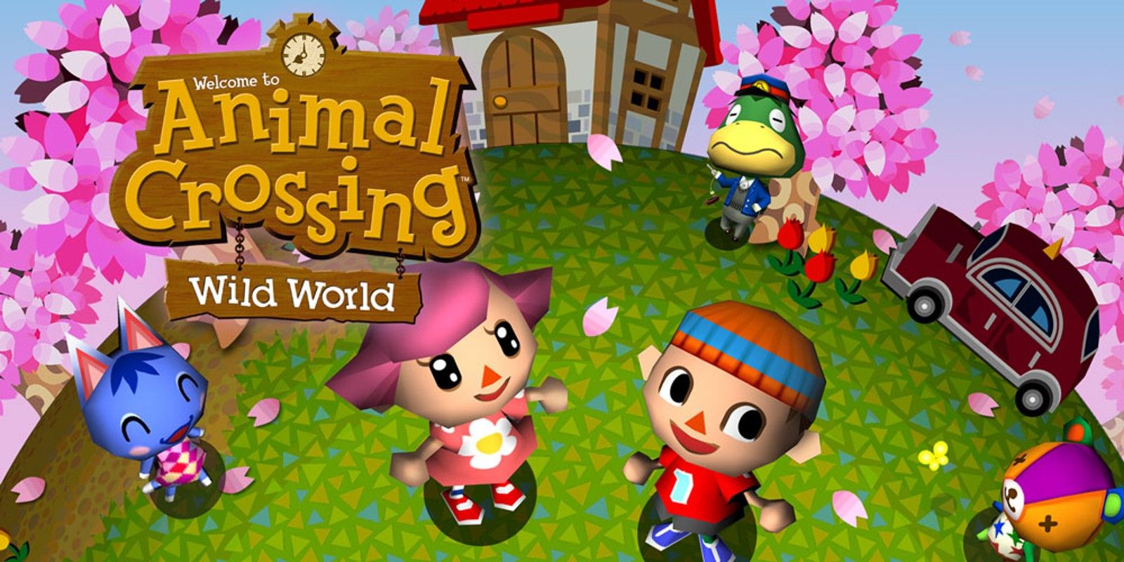 Personaggi in Animal Crossing Wild World durante la primavera