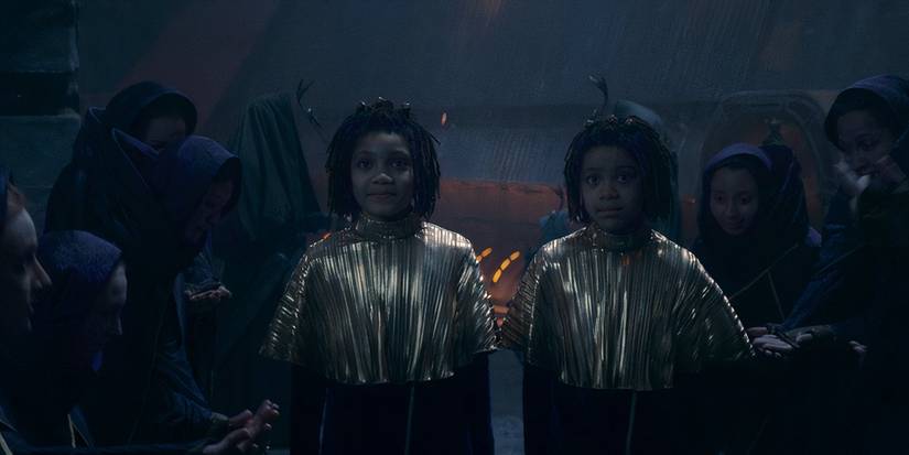 Star Wars The Acolyte - the young Osha and Mae in their ceremony