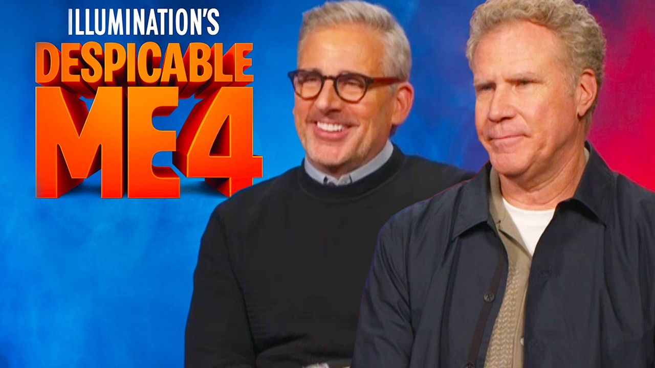 Steve Carell & Will Ferrell during Despicable Me 4 interview