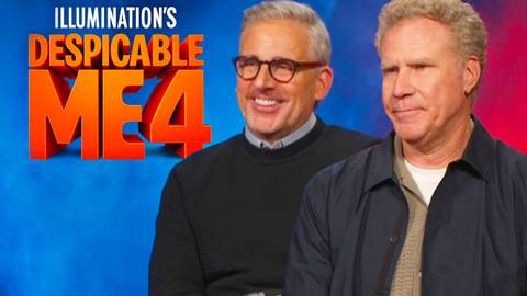 Steve Carell & Will Ferrell during Despicable Me 4 interview