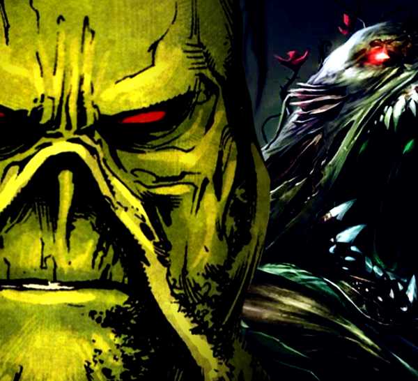 Swamp Thing's Anthropomorphic and Monster Forms in DC Comics