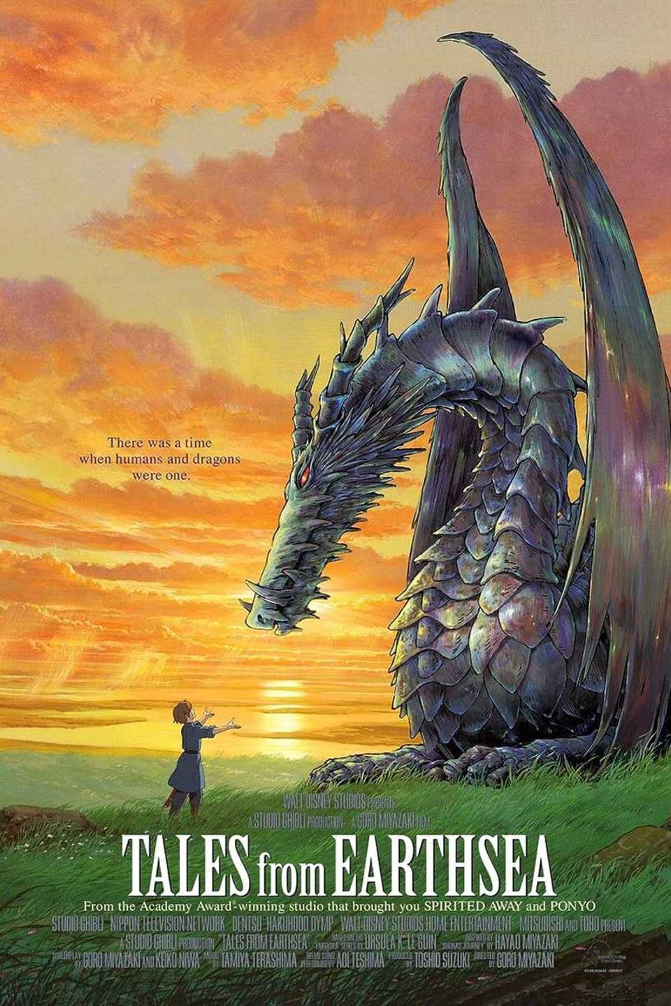 Tales from Earthsea - Poster - Dragon with a kid
