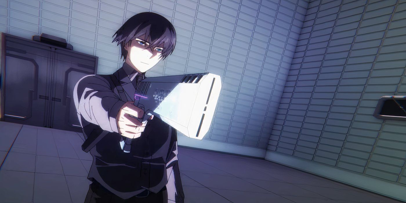 Tatsuya Shiba punta la pistola magica