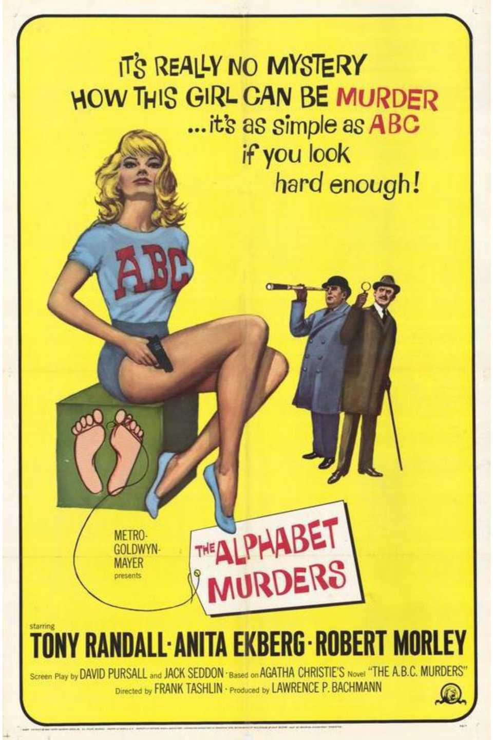 The Alphabet Murders (1965) - Poster