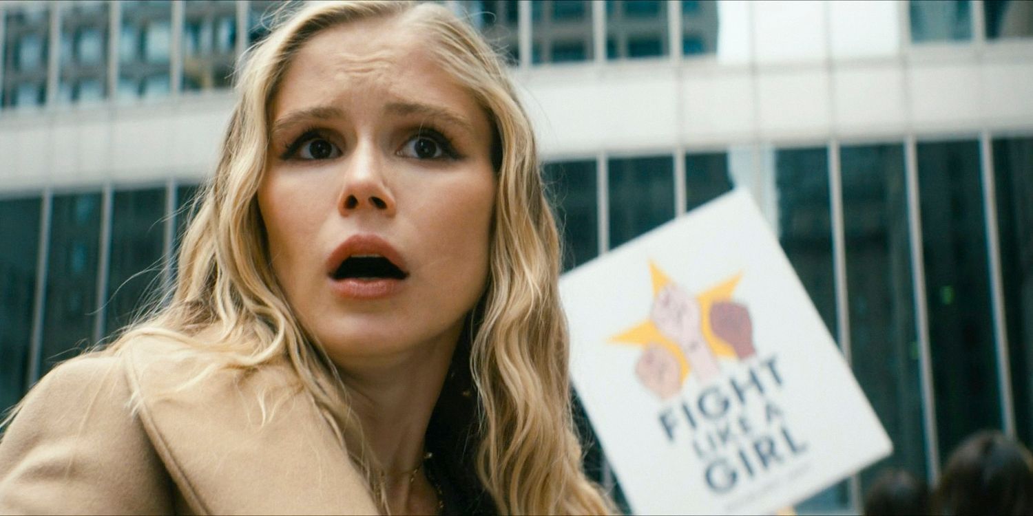 Starlight (Erin Moriarty) looking shocked in The Boys season 4 episode 1