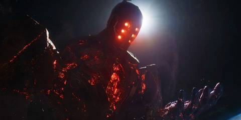 The Celestial Arishem in space in Eternals