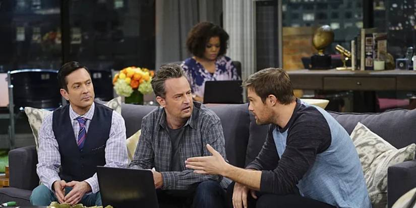 Matthew Perry, Thomas Lennon, Yvette Nicole Brown em The Odd Couple (2015)