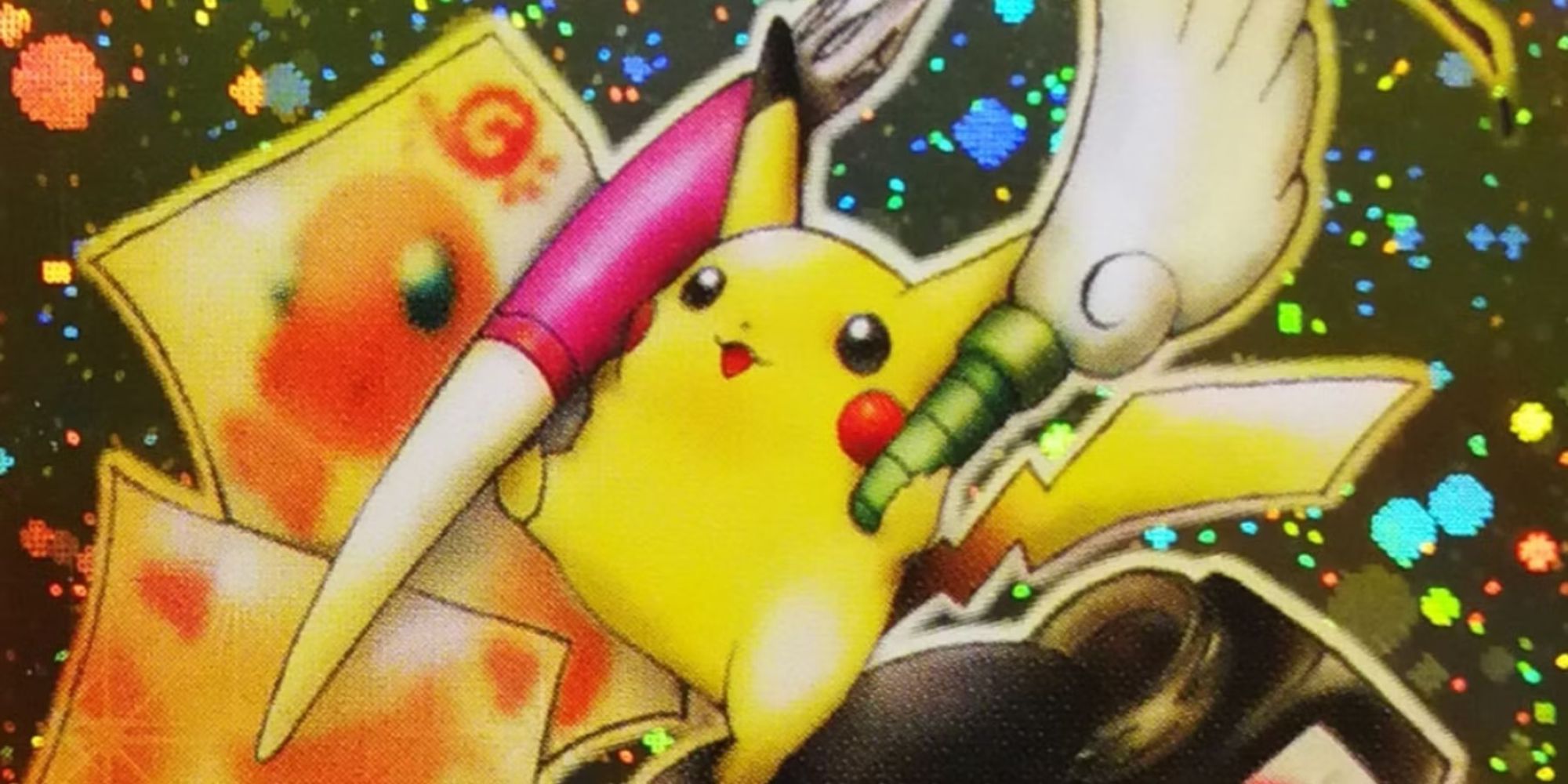 Illustrator Pikachu card art from Pokemon