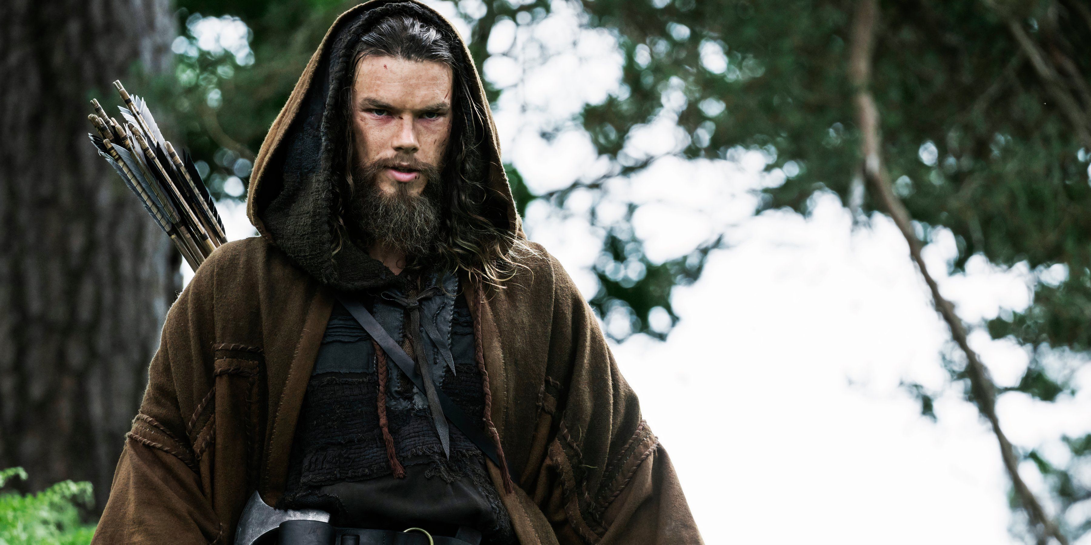 Vikings Valhalla season 2 Leif with a hood and arrows