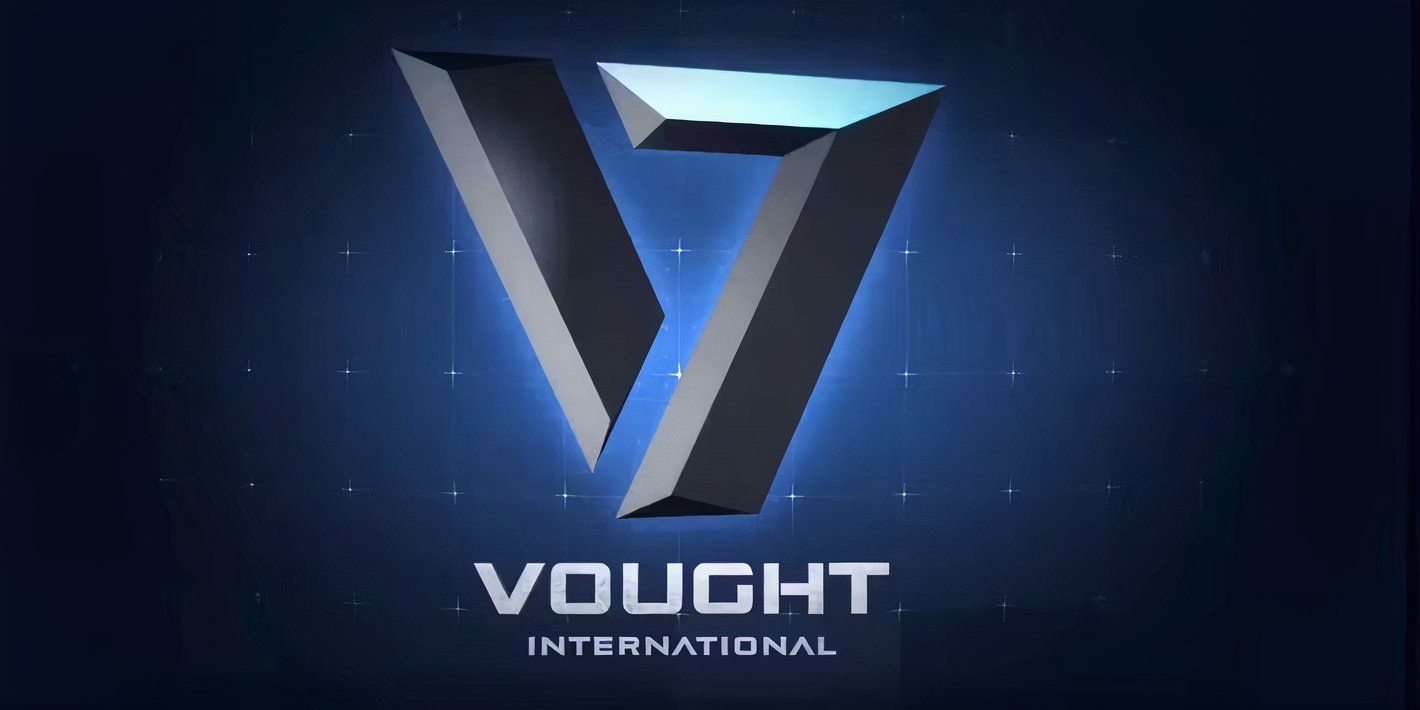 The Vought International logo from Amazon's The Boys television adaptation.