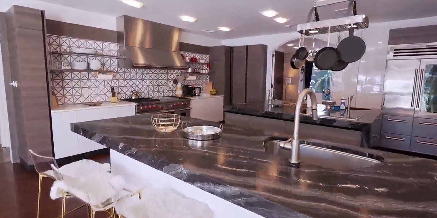 90 Day Fiancé Happily Ever After? Tell All House kitchen area of New Jersey mansion