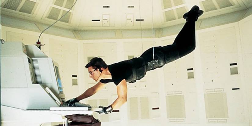 The Langley heist in Mission: Impossible (1996)