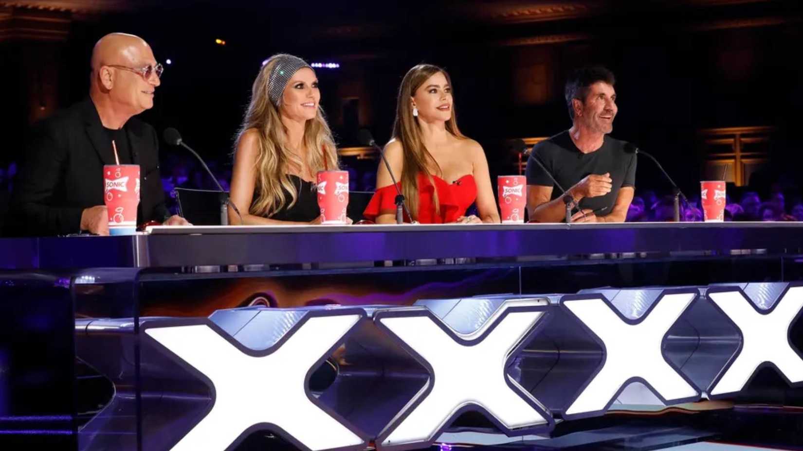 The judging panel on America's Got Talent