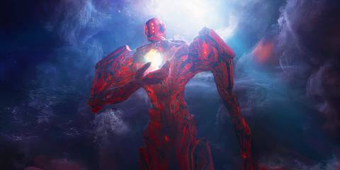 Arishem in space in Eternals