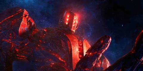 Arishem the Judge as seen from below looking down in Eternals
