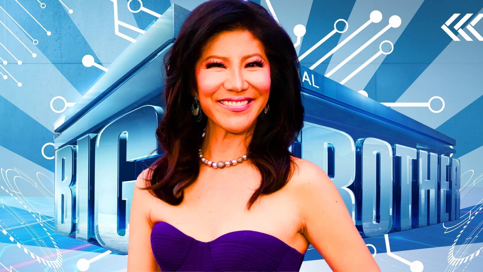julie chen purple dress Big Brother' host Julie Chen Moonves addresses new post-abduction security measures